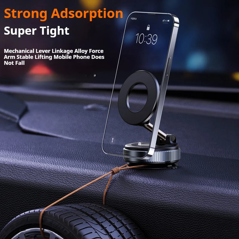Soporte de teléfono para coche con aspiración de vacío 360 grados